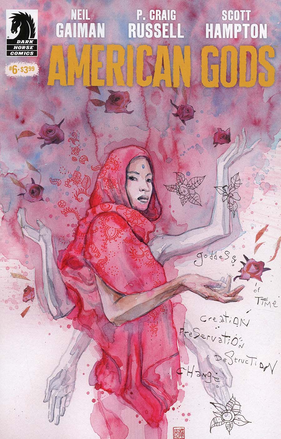 American Gods Shadows #6 Cover B Variant David Mack Cover