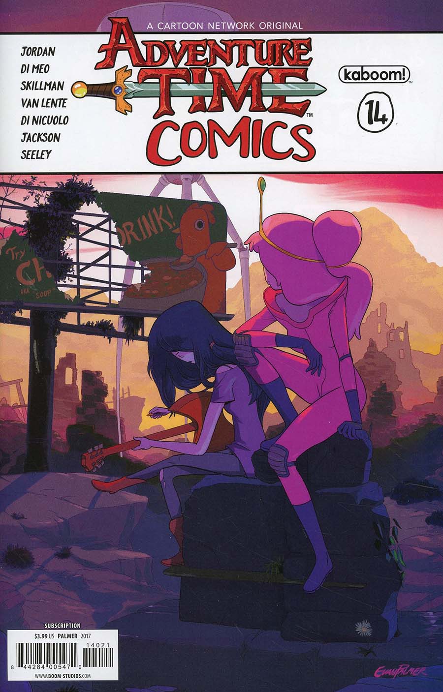 Adventure Time Comics #14 Cover B Variant Evan Palmer Subscription Cover