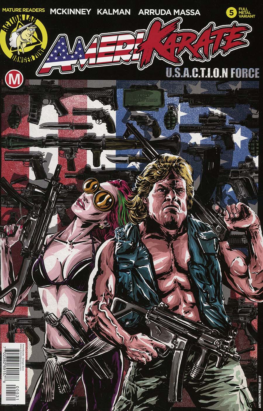 Amerikarate #5 Cover C Variant Anthony Petrie Action Cover