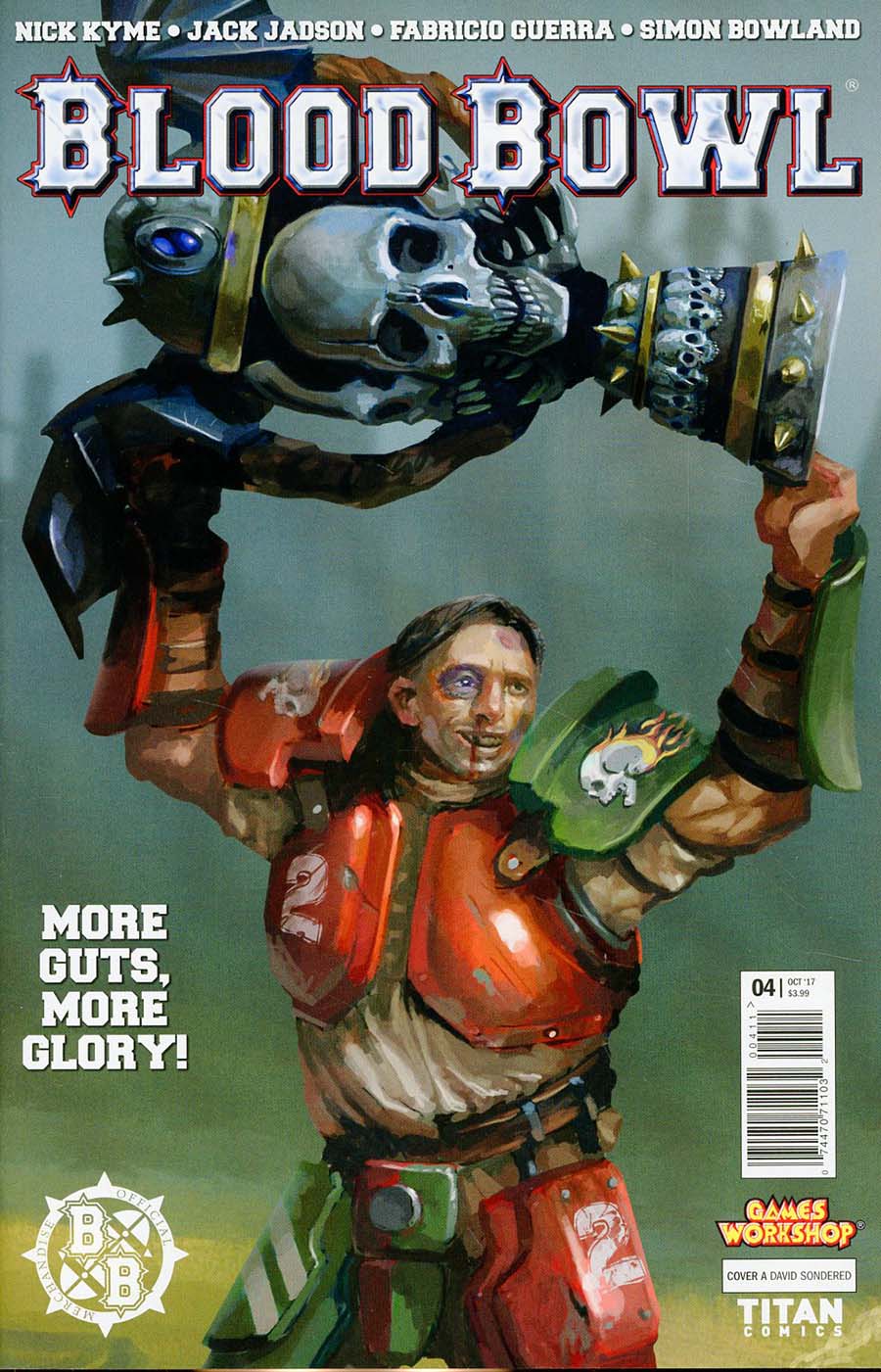 Blood Bowl More Guts More Glory #4 Cover A Regular David Sondered Cover