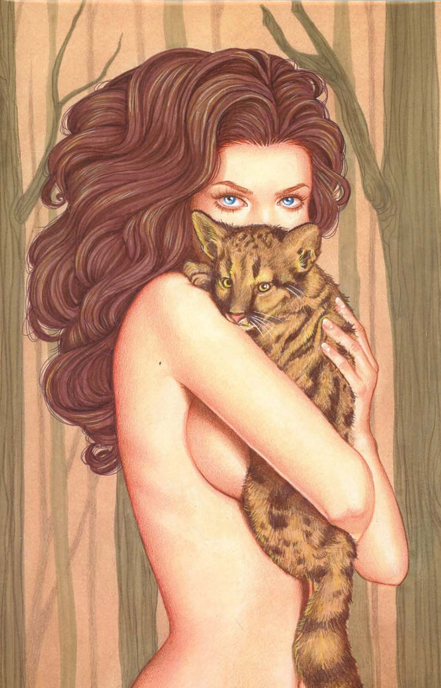 Cavewoman Carries Oasis Diary #1 Cover F Variant Conny Valentina Cover