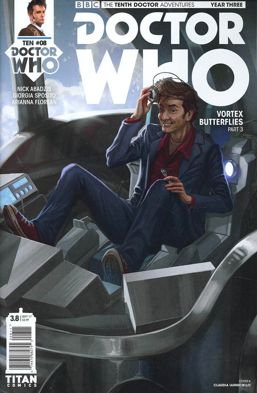 Doctor Who 10th Doctor Year Three #8 Cover A Regular Simon Myers Cover