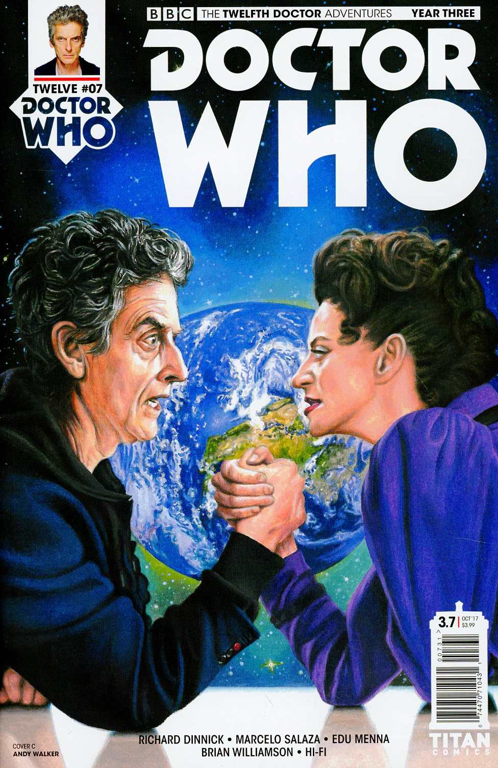 Doctor Who 12th Doctor Year Three #7 Cover C Variant Andy Walker Cover