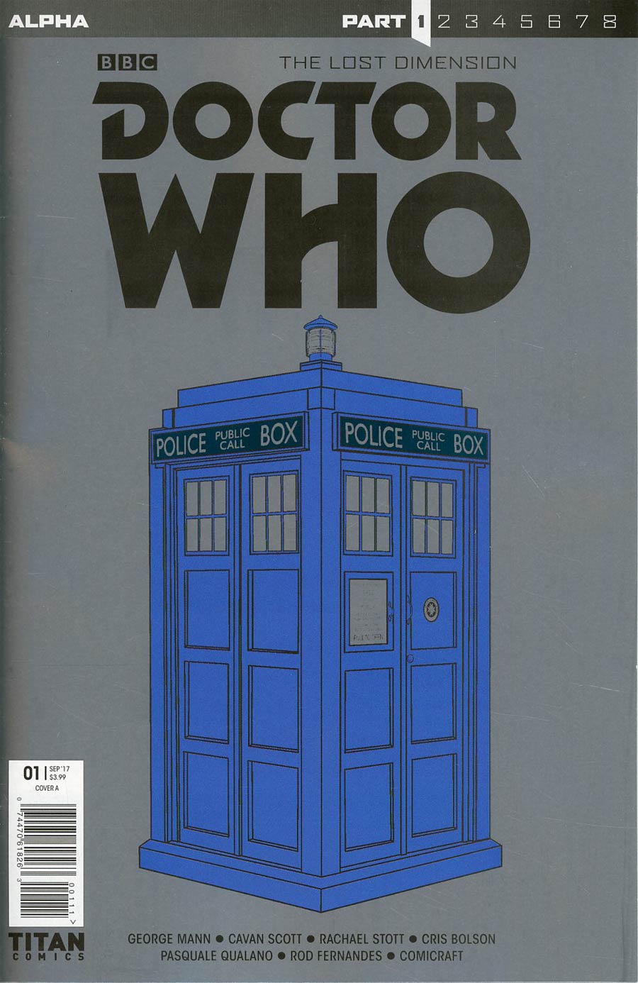 Doctor Who Lost Dimension Alpha #1 Cover A Regular TARDIS Foil-Embossed Cover (The Lost Dimension Part 1)