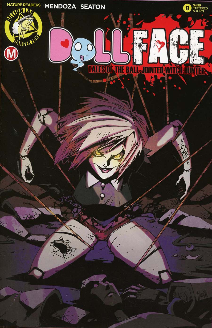 Dollface #8 Cover D Variant Marco Maccagni Pin-Up Tattered & Torn Cover