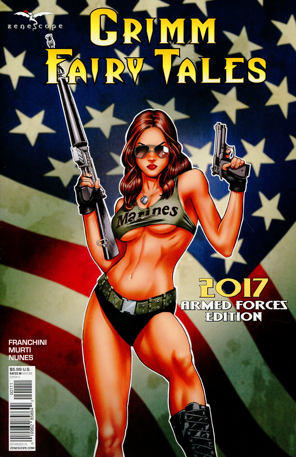 Grimm Fairy Tales 2017 Armed Forces Appreciation Cover A Alfredo Reyes