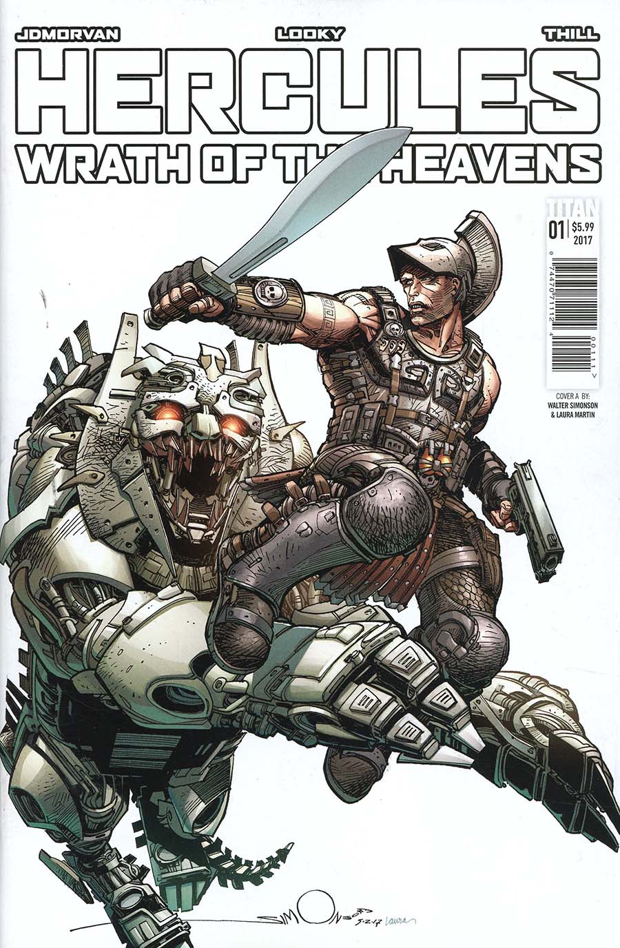 Hercules Wrath Of The Heavens #1 Cover A Regular Walter Simonson Cover