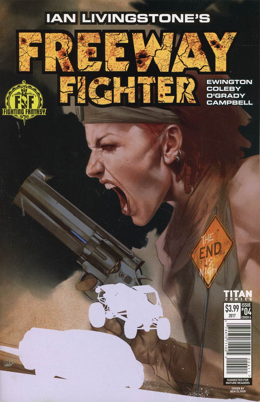 Ian Livingstones Freeway Fighter #4 Cover A Regular Ben Oliver Cover