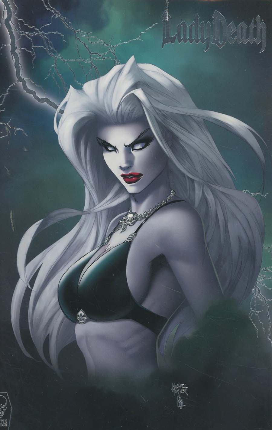 Lady Death Merciless Onslaught #1 Cover C Variant Michael Turner Premium Foil Cover