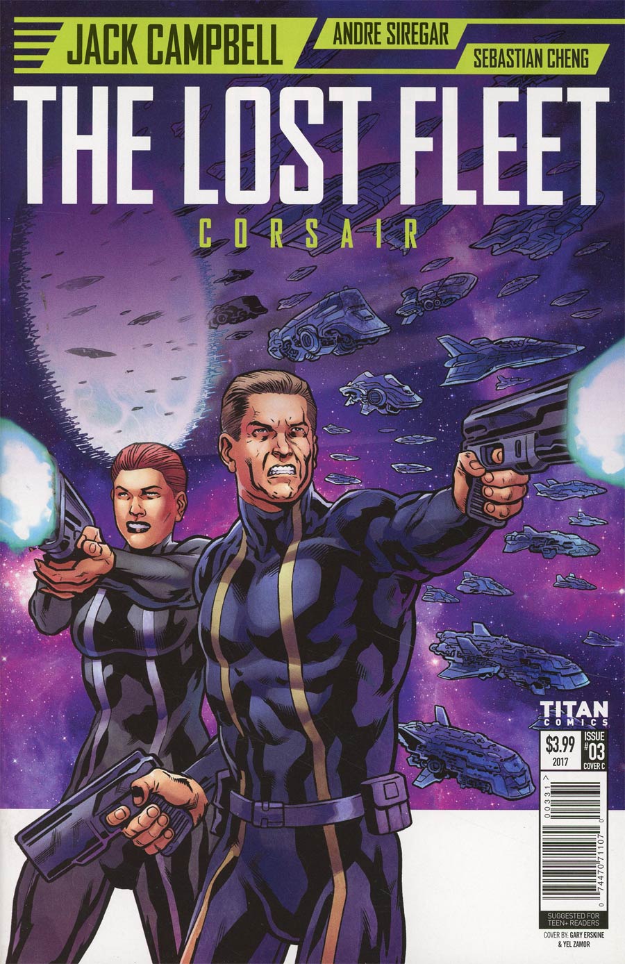Lost Fleet Corsair #3 Cover C Variant Gary Erskine & Yel Zamor Cover