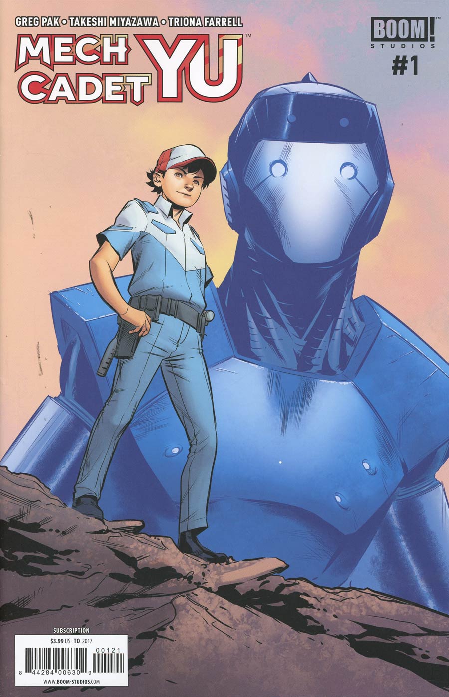 Mech Cadet Yu #1 Cover B Variant Marcus To Connecting Subscription Cover