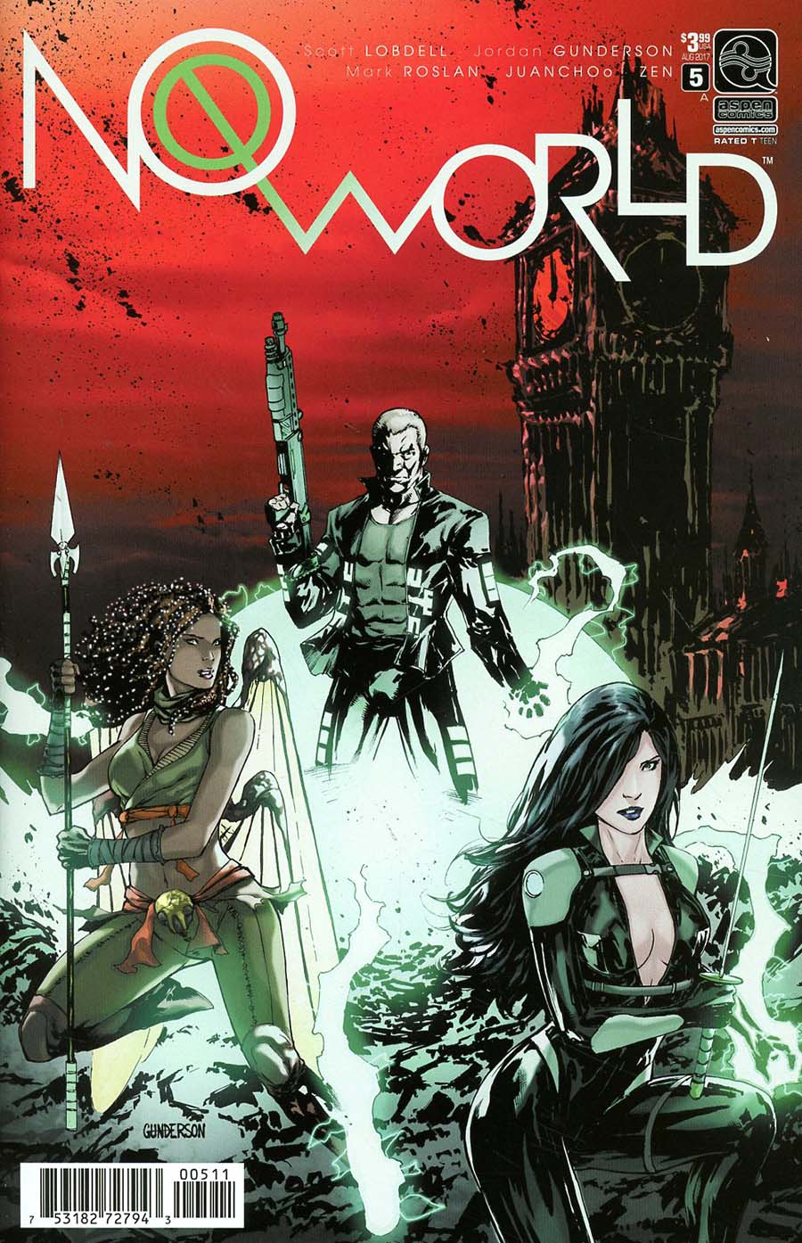 No World #5 Cover A Regular Jordan Gunderson Cover