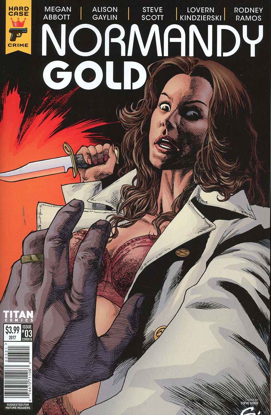 Hard Case Crime Normandy Gold #3 Cover B Variant Steve Scott Cover