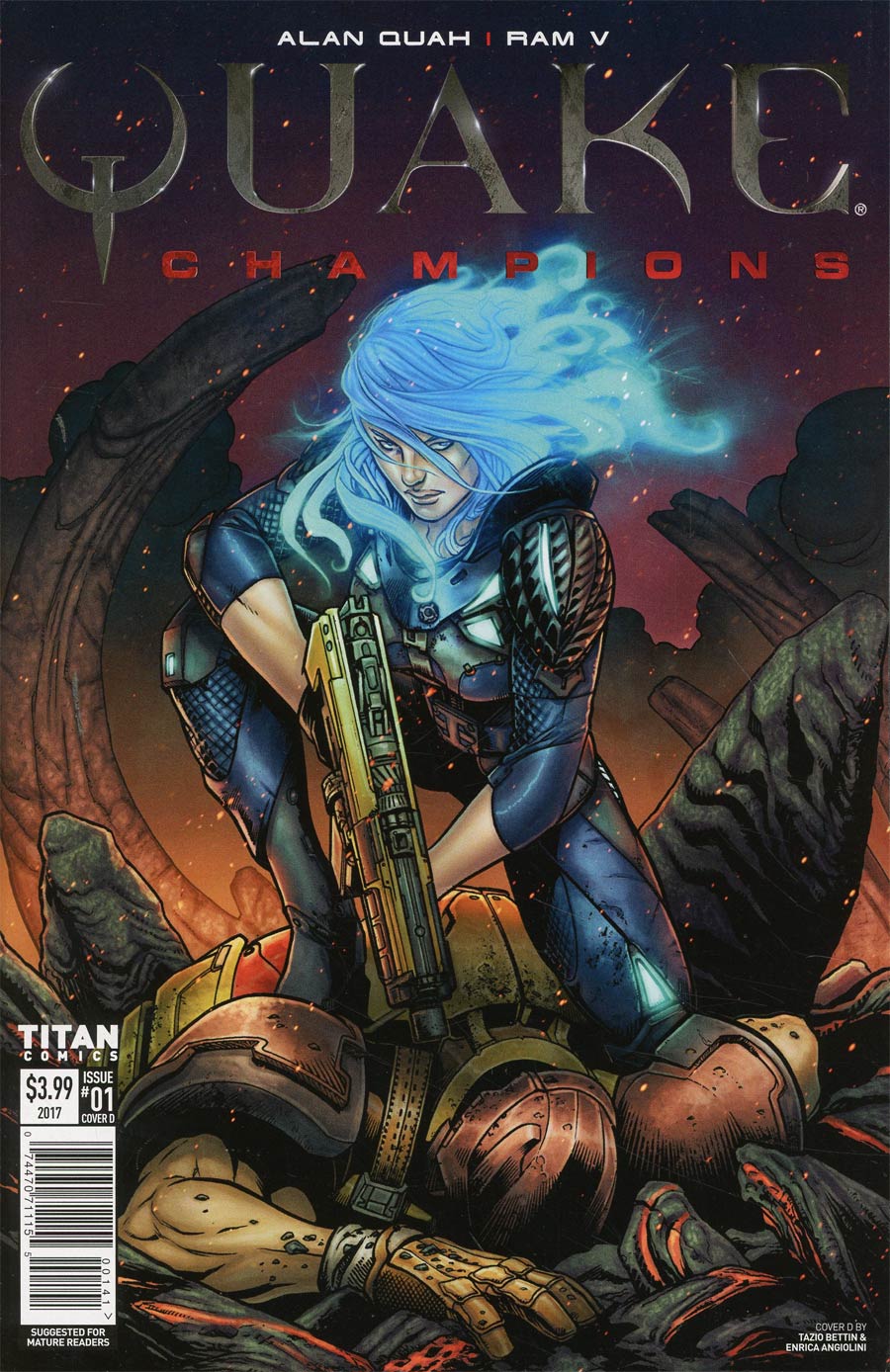 Quake Champions #1 Cover D Variant Tazio Bettin & Enrica Angiolini Cover