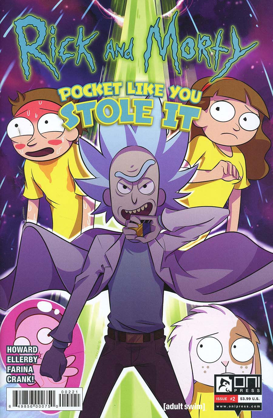 Rick And Morty Pocket Like You Stole It #2 Cover B Variant DJ Kirkland Cover