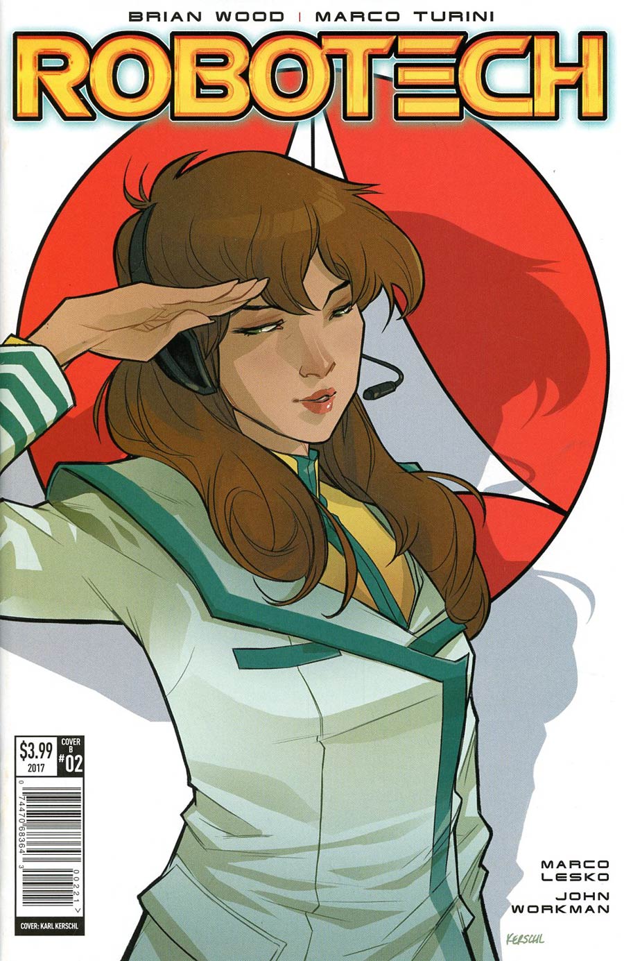 Robotech Vol 3 #2 Cover B Variant Karl Kerschl Cover