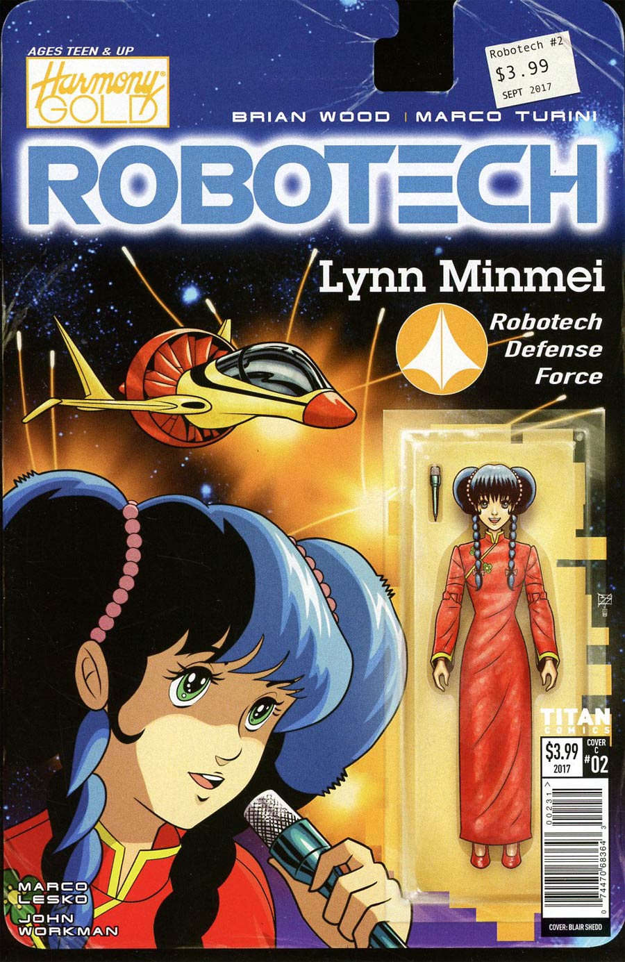 Robotech Vol 3 #2 Cover C Variant Action Figure Cover