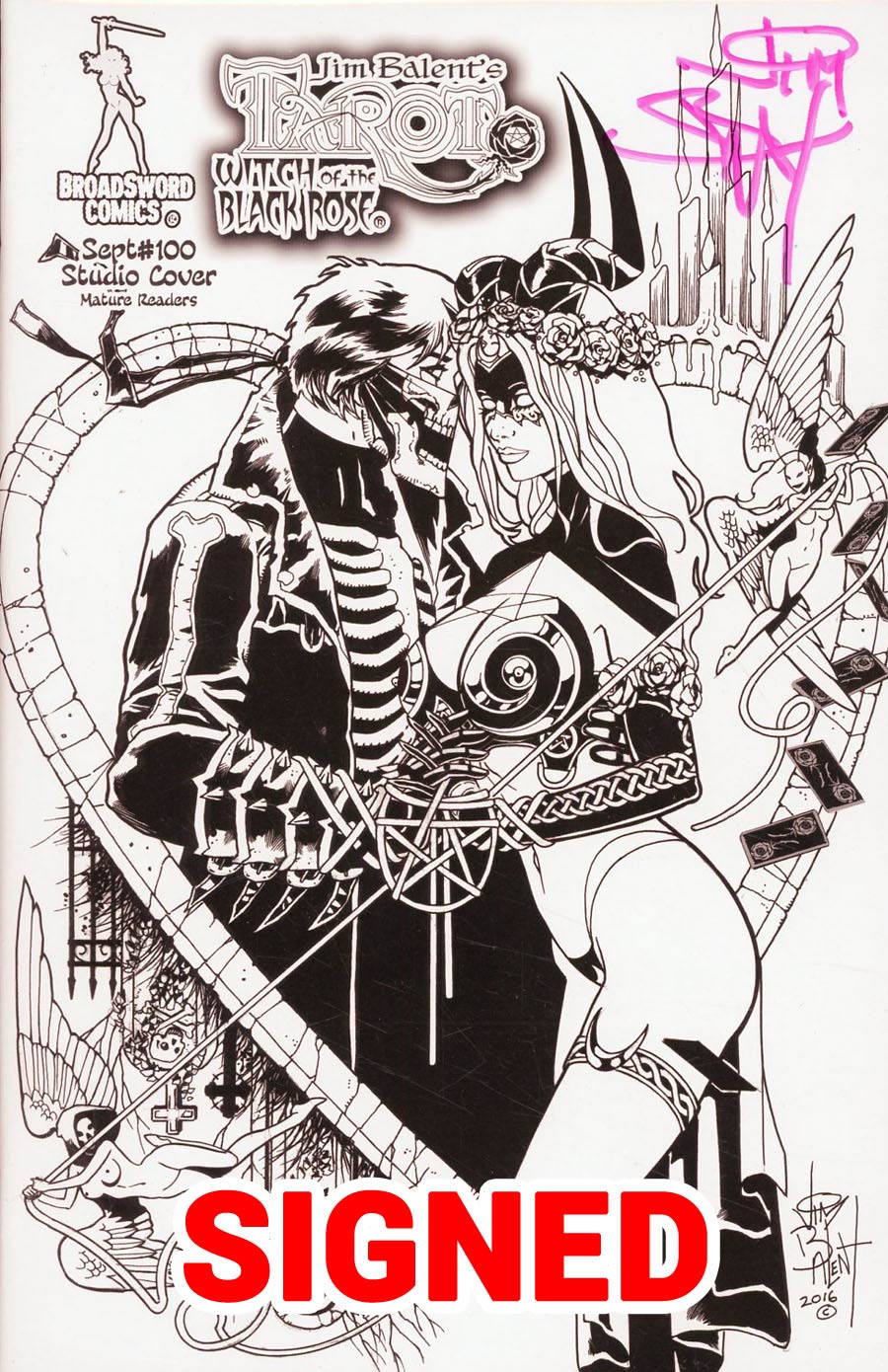 Tarot Witch Of The Black Rose #100 Cover G Studio Deluxe Edition