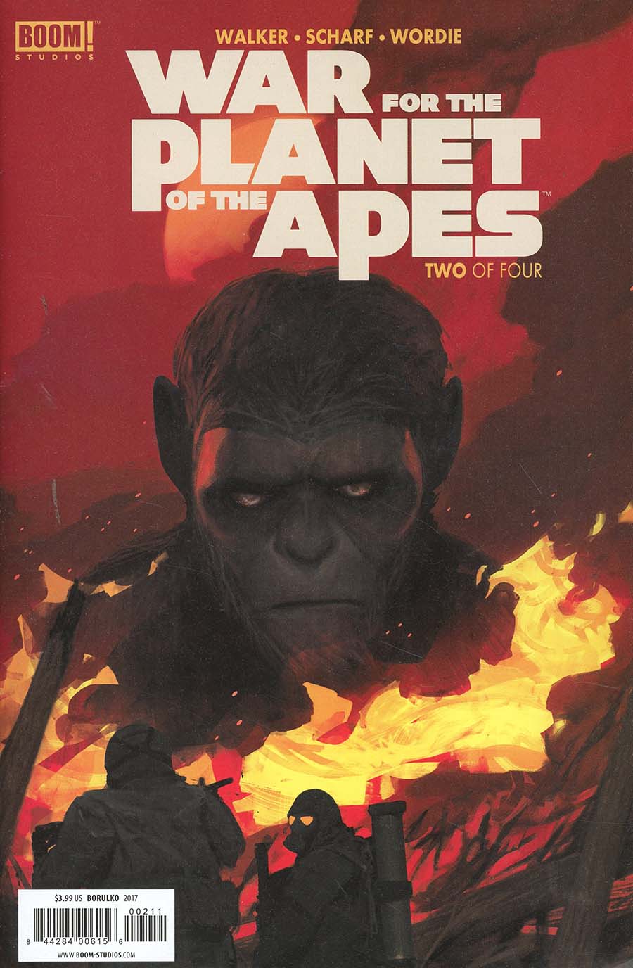 War For The Planet Of The Apes #2 Cover A Regular Mikhail Borulko Cover