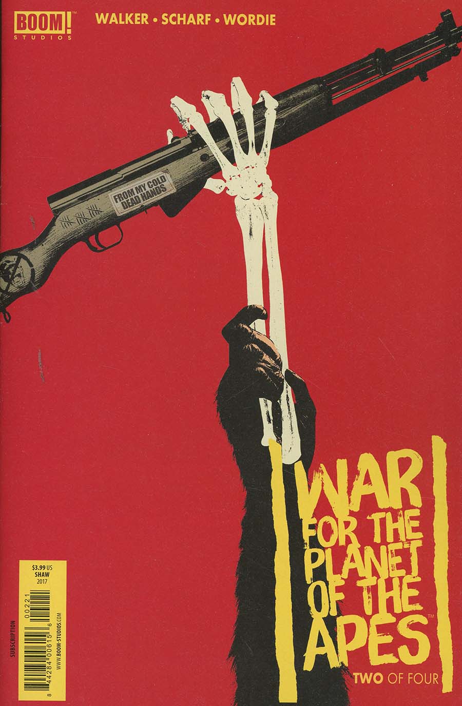 War For The Planet Of The Apes #2 Cover B Variant Jay Shaw Subscription Cover