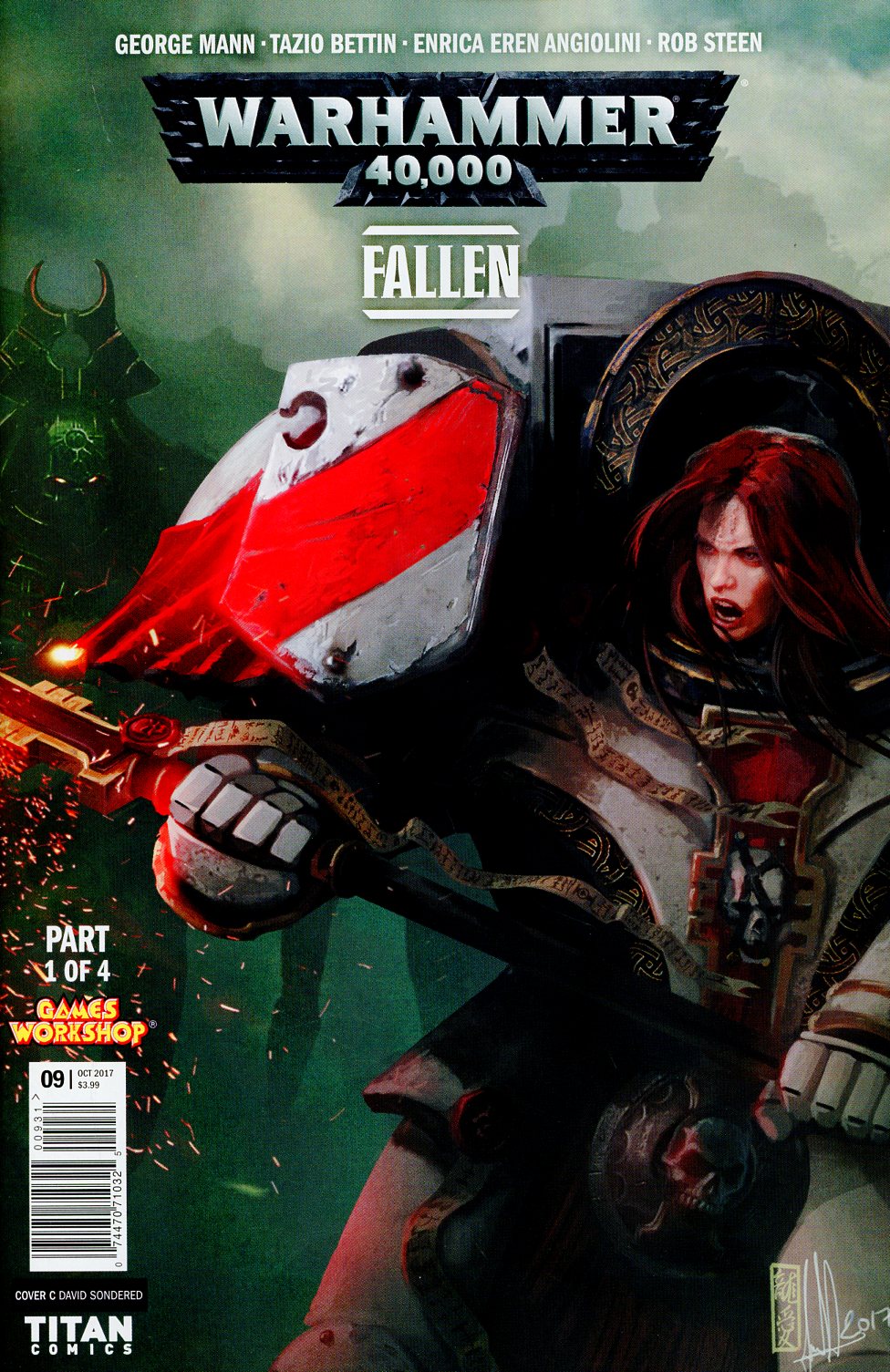Warhammer 40000 Fallen #1 Cover C Variant David Sondered Cover