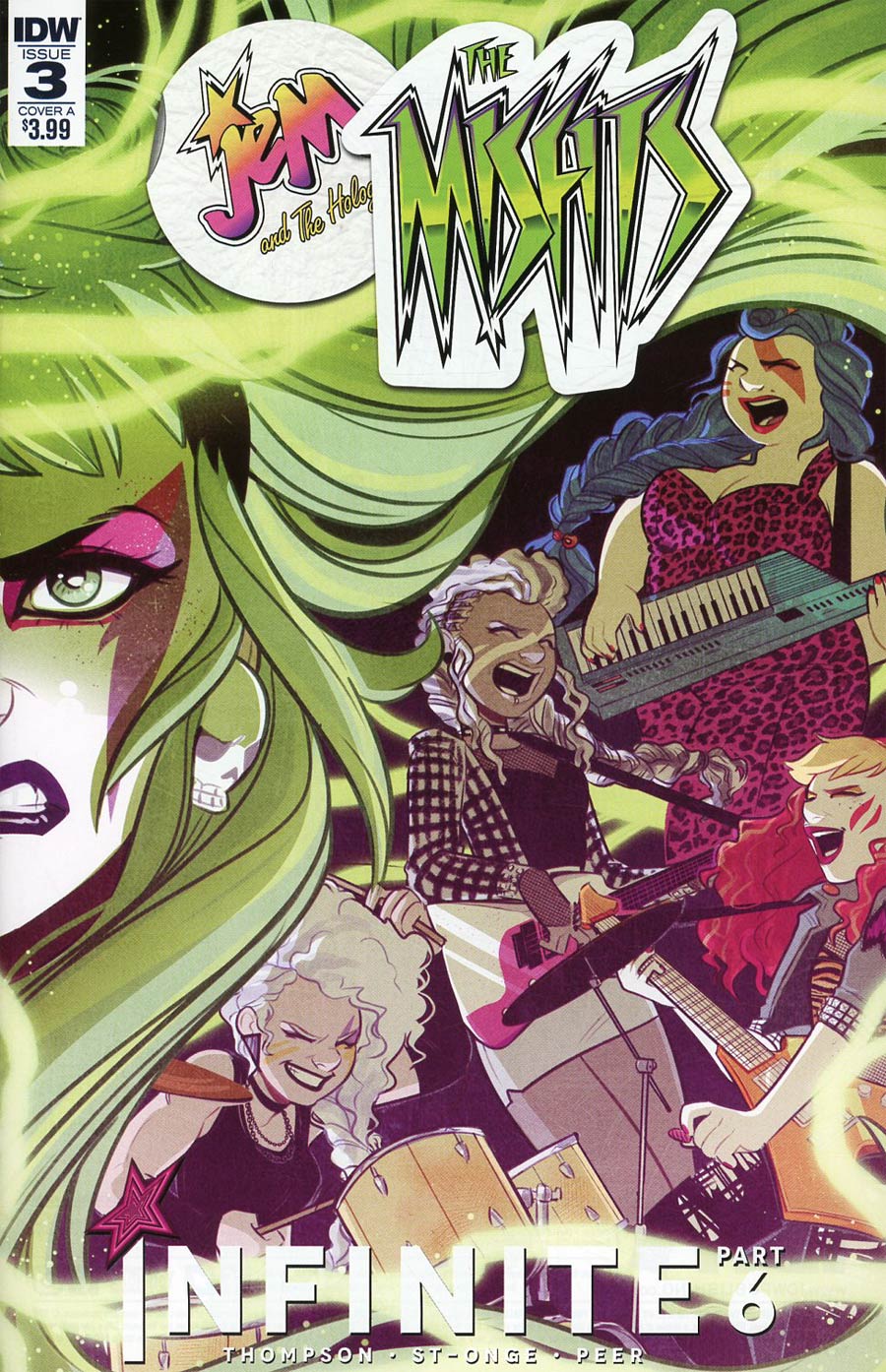 Jem And The Holograms Misfits Infinite #3 Cover A Regular Jenn St-Onge Cover (Infinite Part 6)