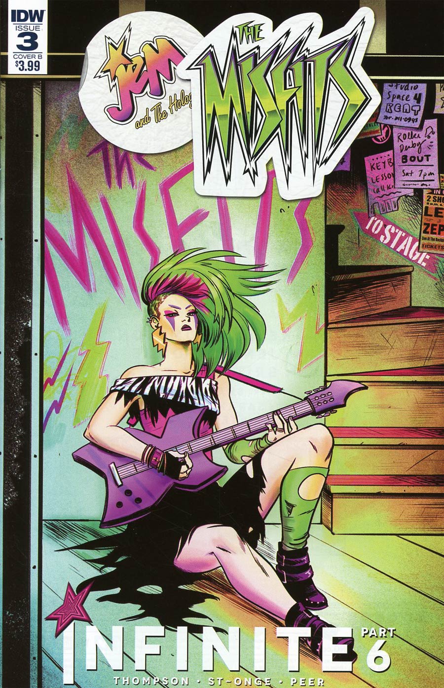 Jem And The Holograms Misfits Infinite #3 Cover B Variant Veronica Fish Cover (Infinite Part 6)