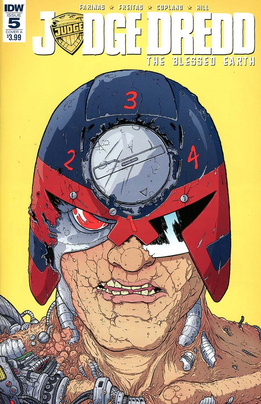 Judge Dredd Blessed Earth #5 Cover A Regular Ulises Farinas Cover