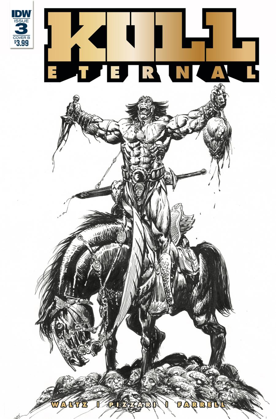 Kull Eternal #3 Cover B Variant Bart Sears Cover