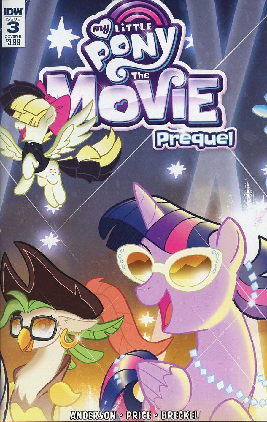 My Little Pony Movie Prequel #3 Cover B Variant Tony Fleecs Cover