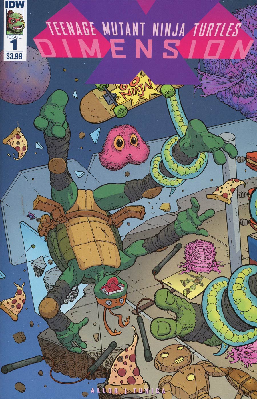 Teenage Mutant Ninja Turtles Dimension X #1 Cover A Regular Nick Pitarra Cover