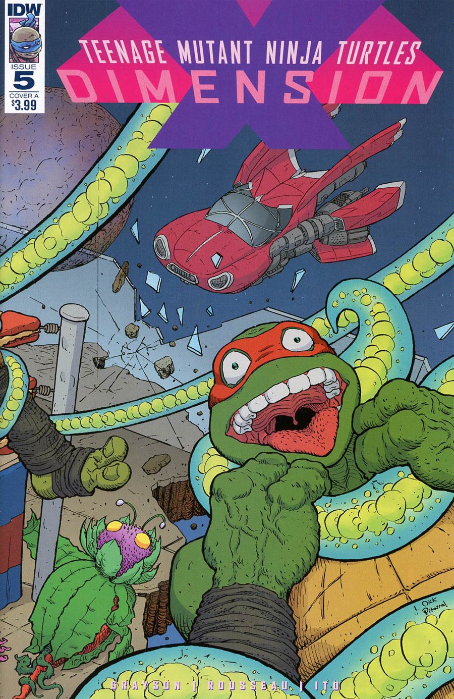 Teenage Mutant Ninja Turtles Dimension X #5 Cover A Regular Nick Pitarra Cover