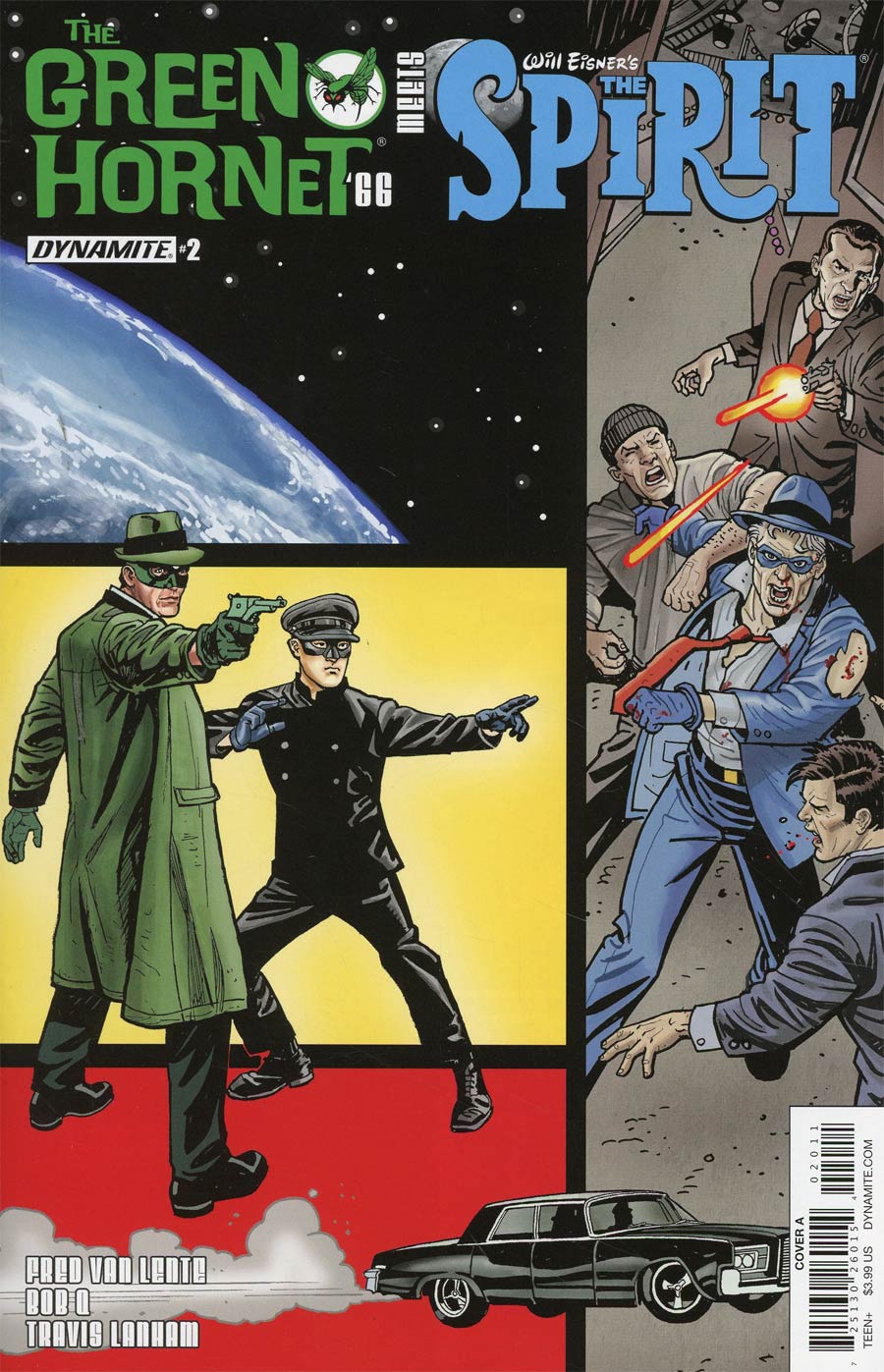 Green Hornet 66 Meets The Spirit #2 Cover A Regular Ty Templeton Cover