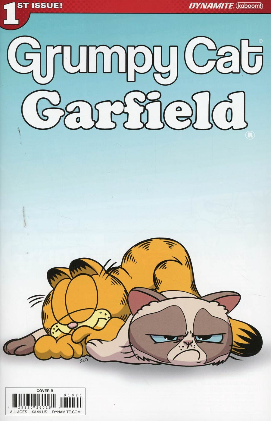 Grumpy Cat Garfield #1 Cover B Variant Steve Uy Cover