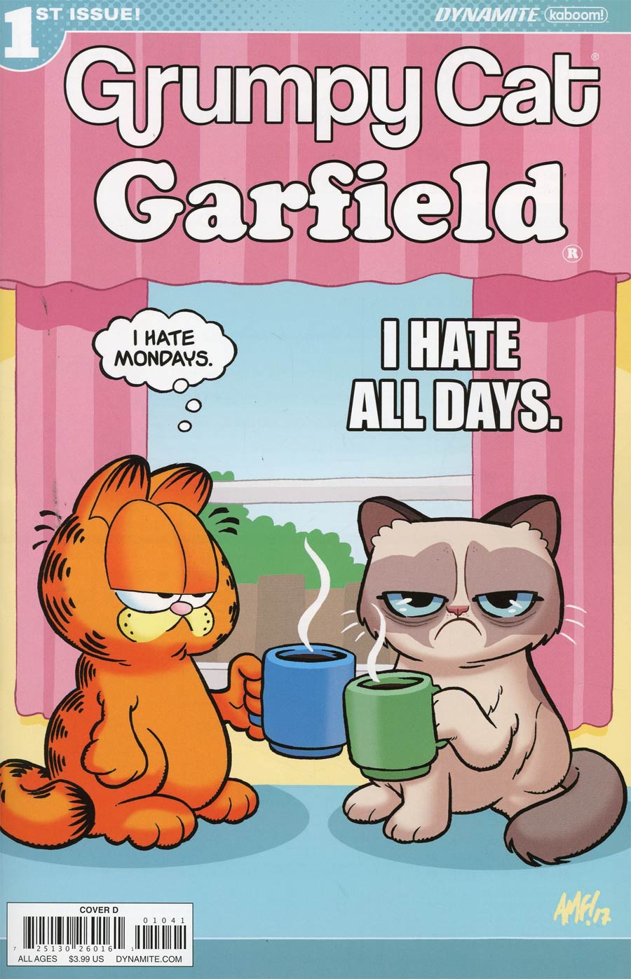 Grumpy Cat Garfield #1 Cover D Variant Tony Fleecs Cover