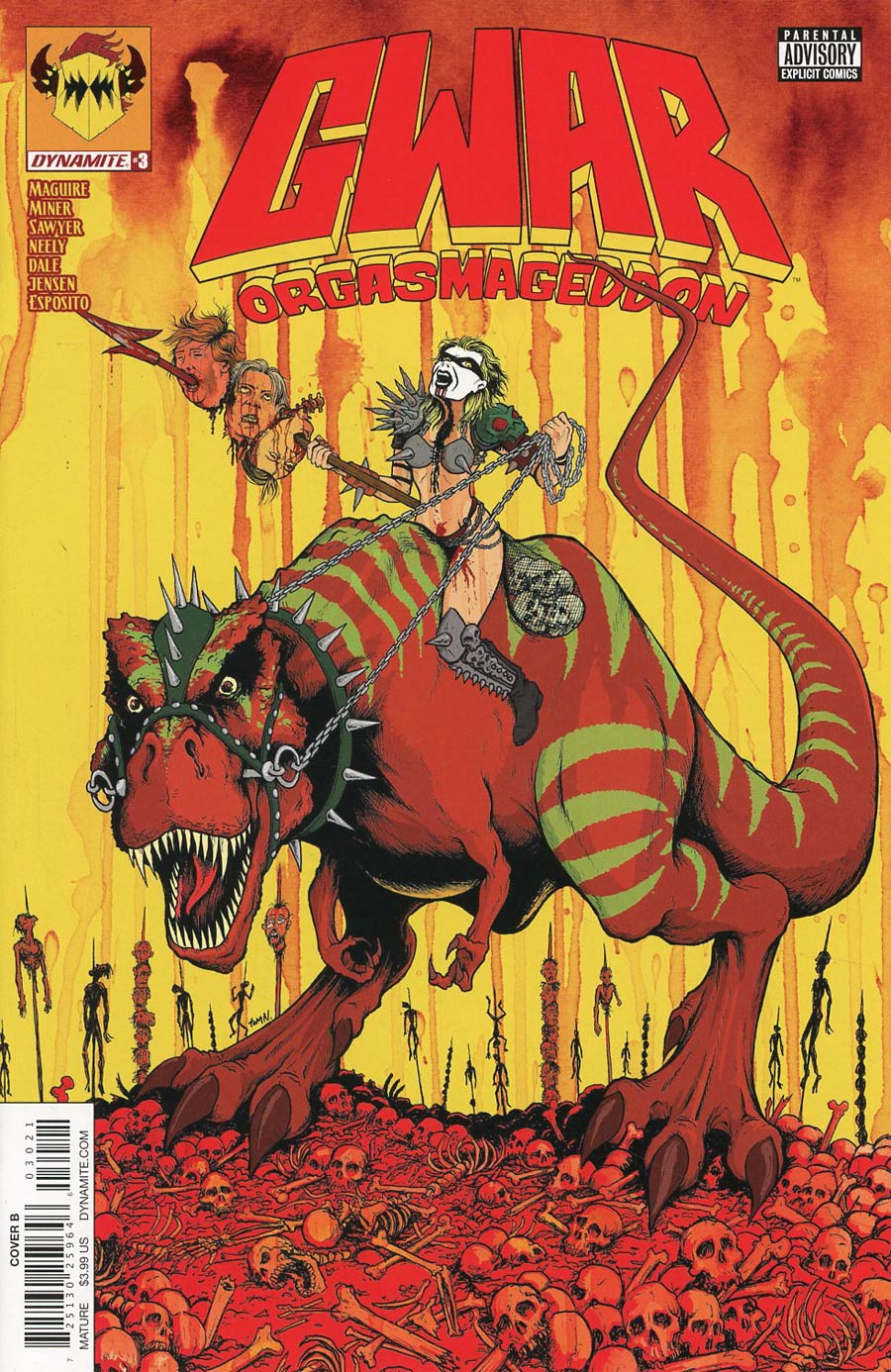 GWAR Orgasmageddon #3 Cover B Variant Tom Neely Cover