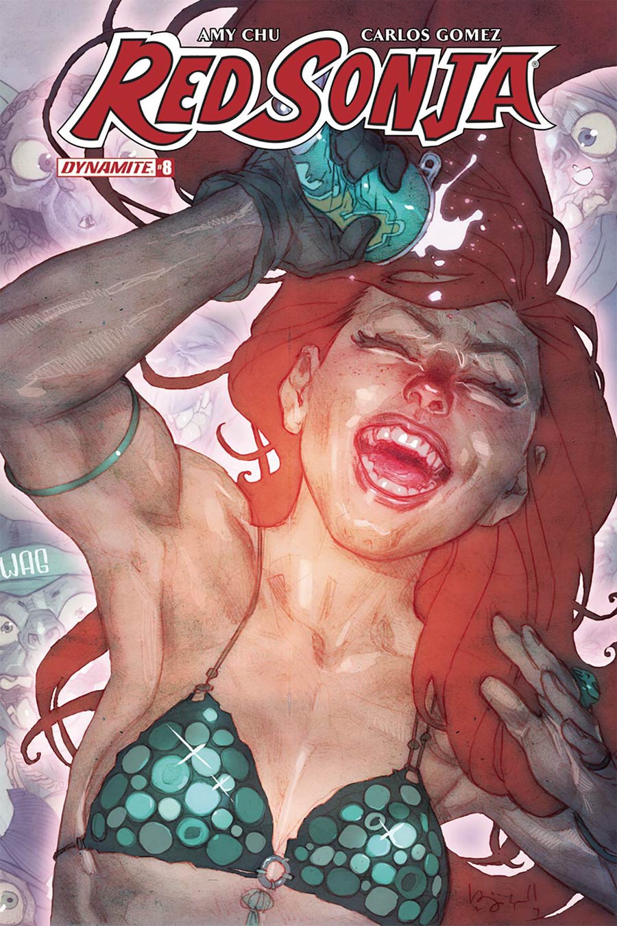 Red Sonja Vol 7 #8 Cover B Variant Ben Caldwell Cover