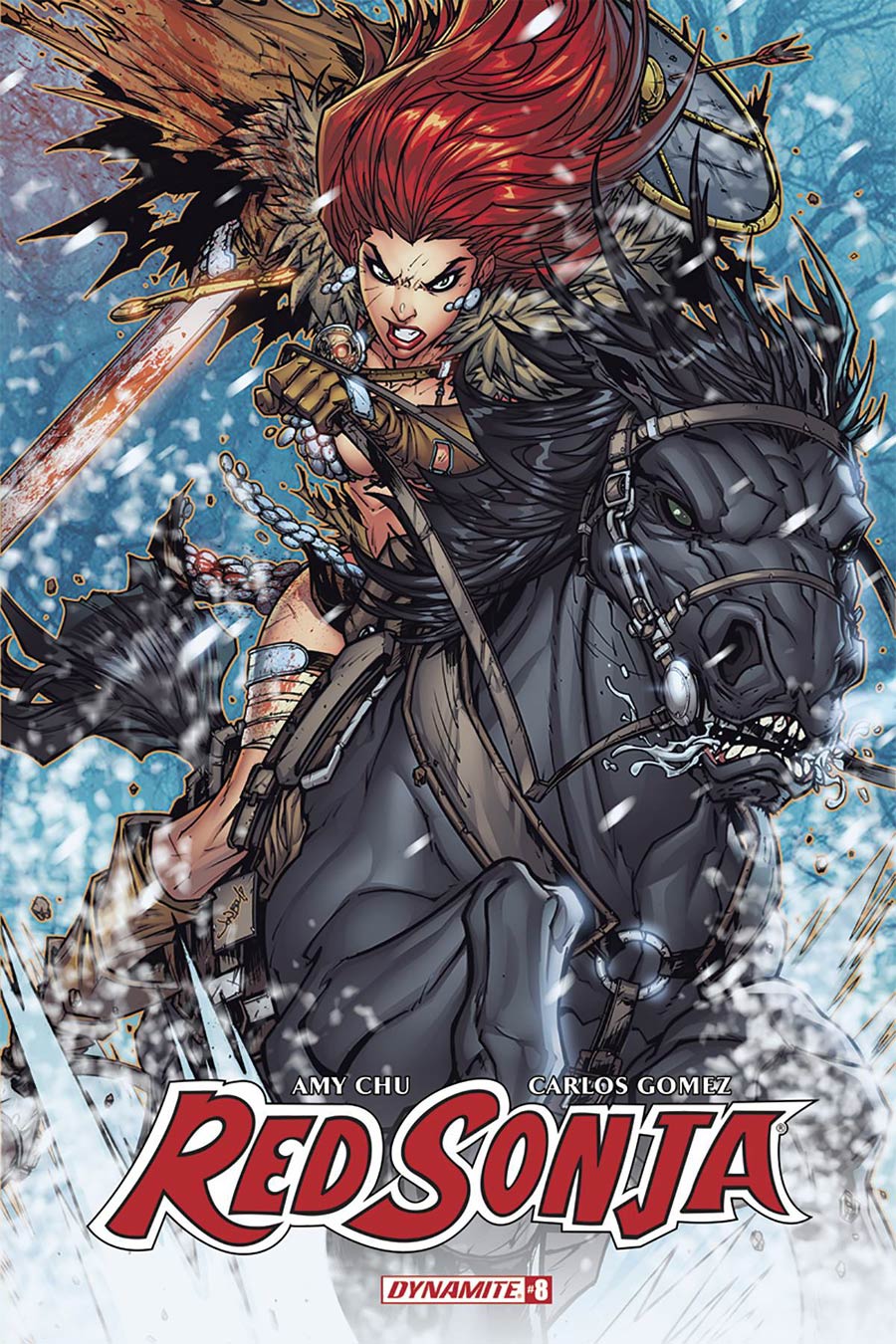 Red Sonja Vol 7 #8 Cover C Variant Jonboy Meyers Cover