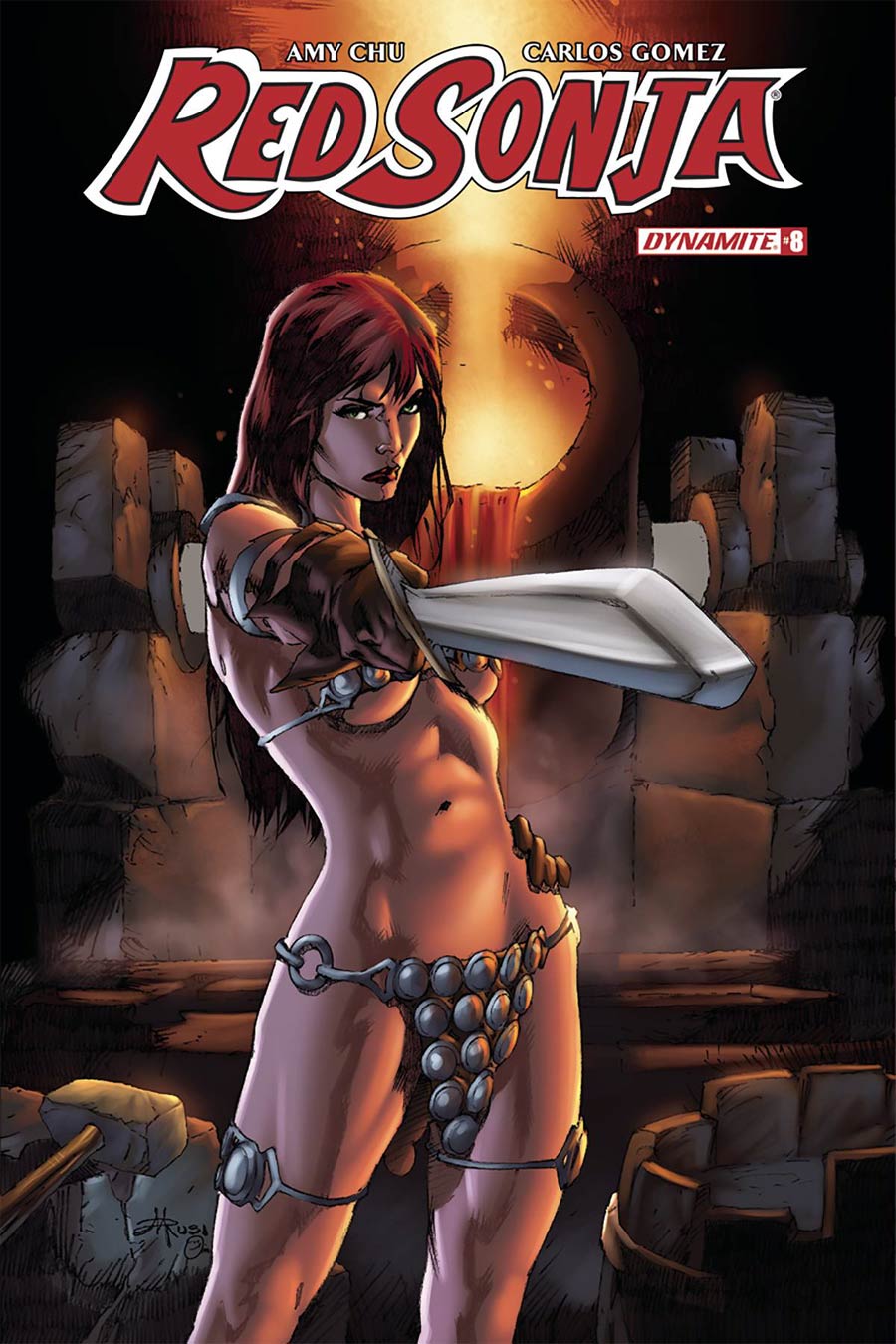 Red Sonja Vol 7 #8 Cover E Variant Mel Rubi Subscription Cover