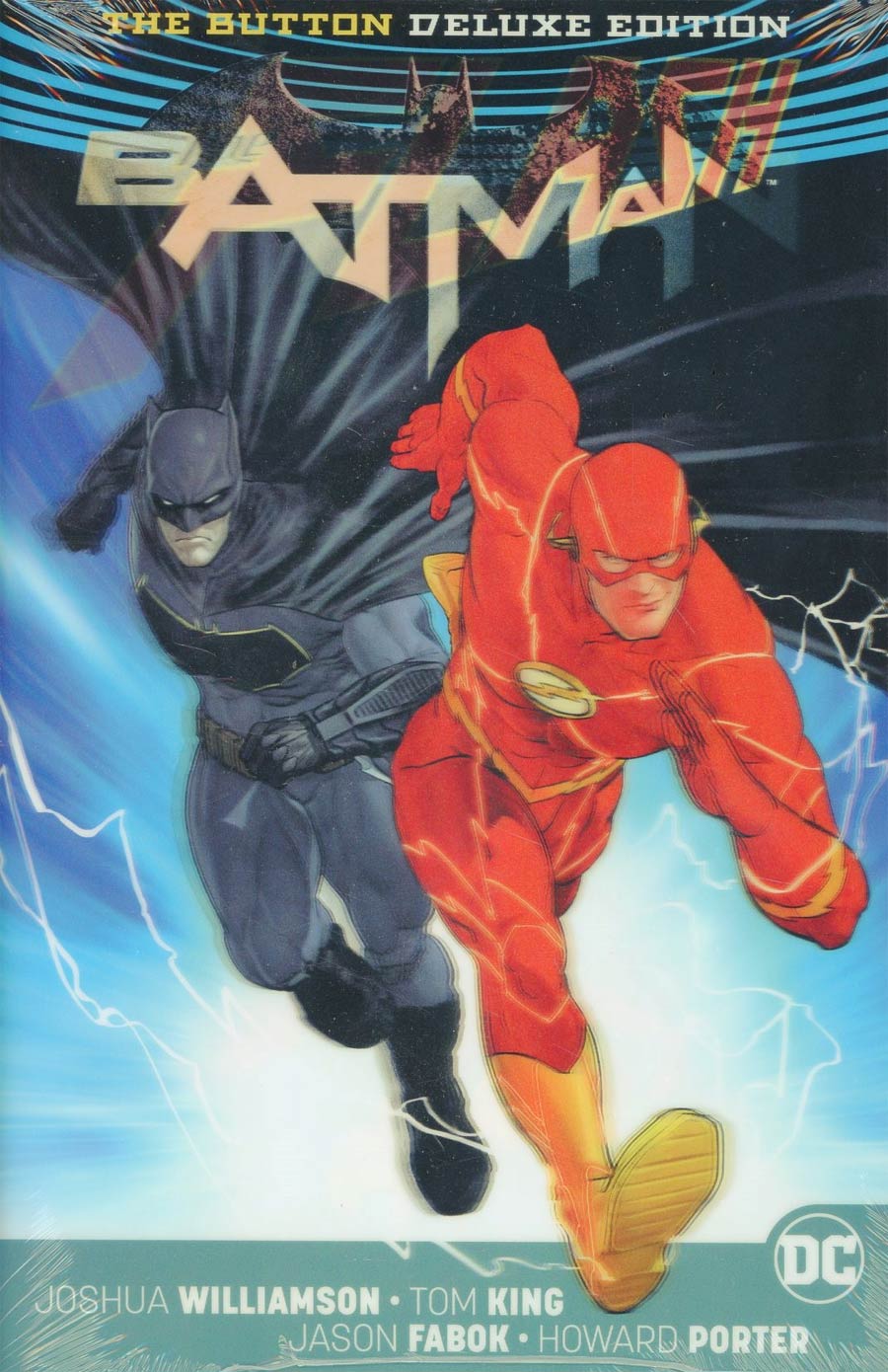 Batman Flash The Button Deluxe Edition HC International Edition With Lenticular Dustjacket (Rebirth)