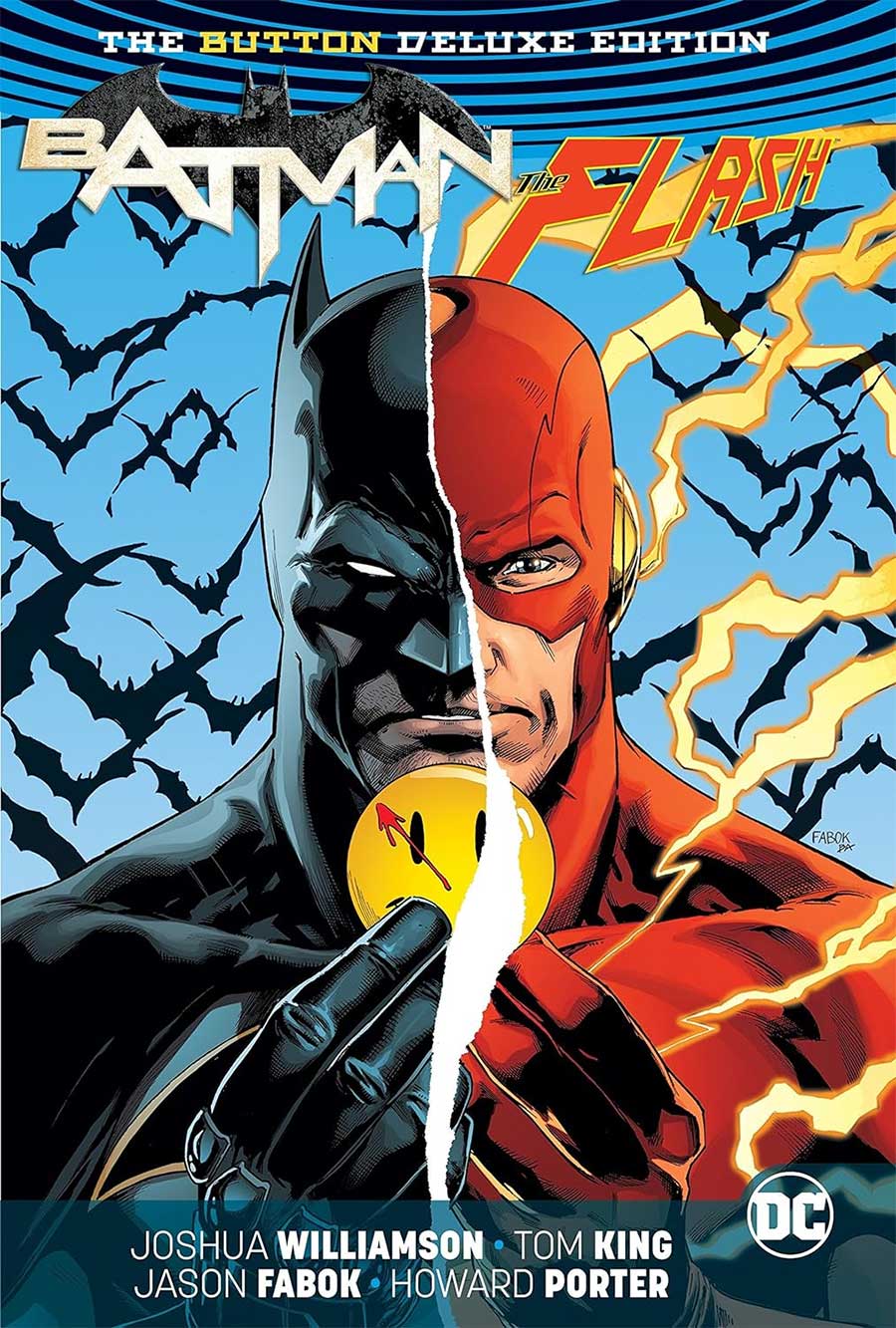 Batman Flash The Button Deluxe Edition HC US Edition (Rebirth)