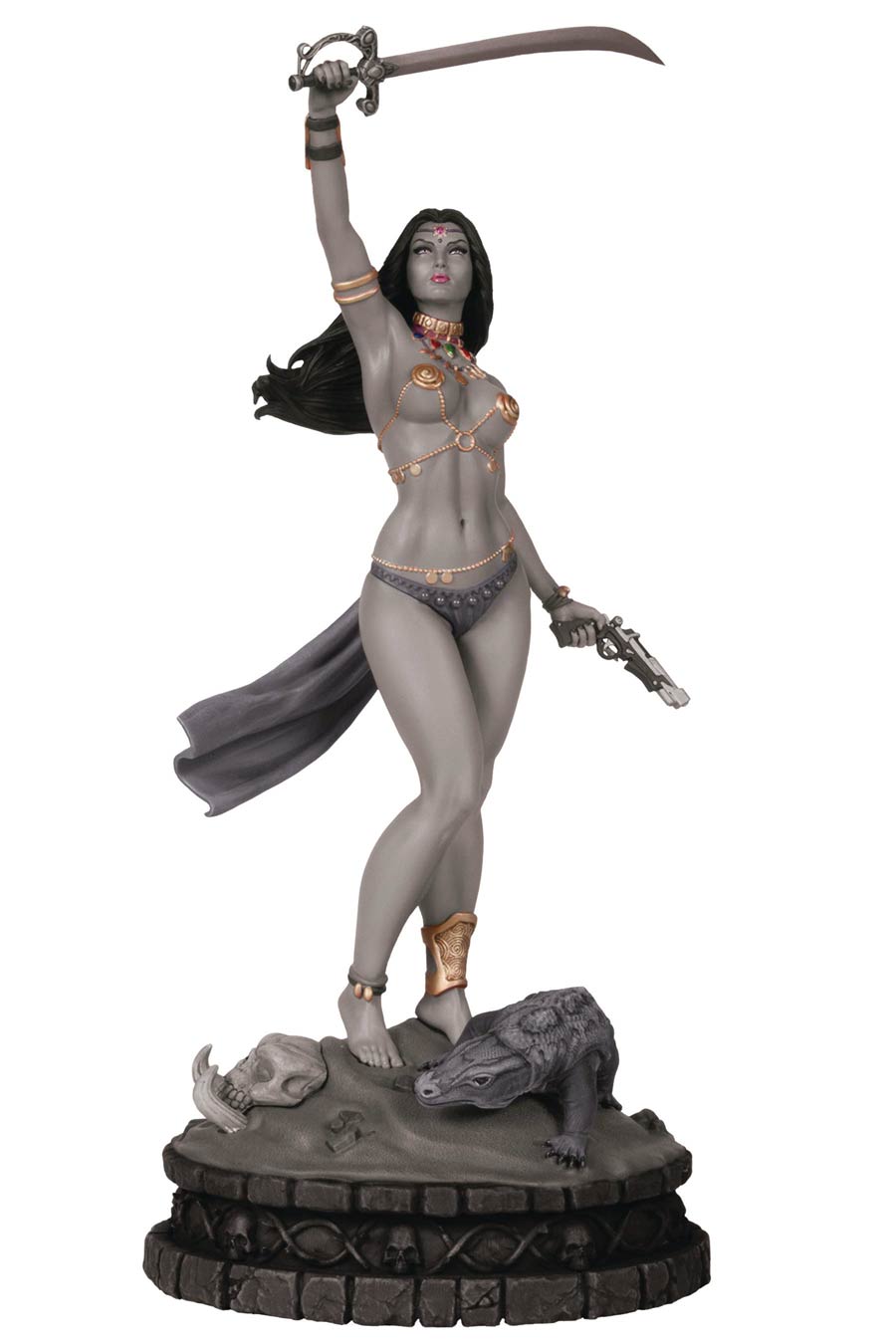 Women Of Dynamite Dejah Thoris Statue Black & White Proof Edition