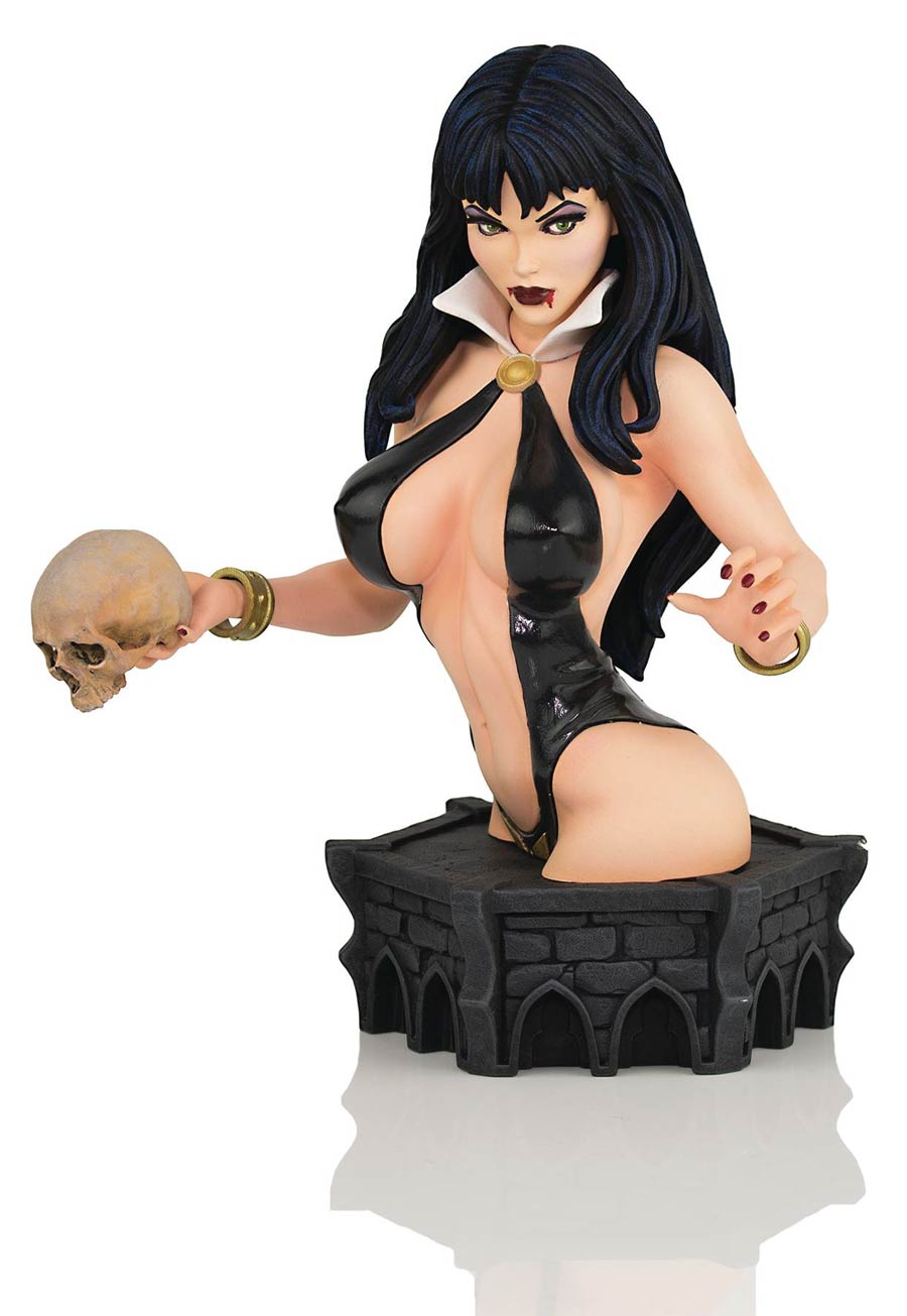 Women Of Dynamite Vampirella By Arthur Adams Bust Black & Blood Version