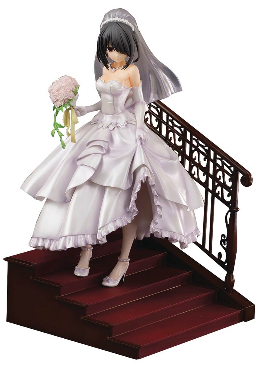Date A Live II Kurumi Tokisaki Wedding Dress 1/8 Scale PVC Figure