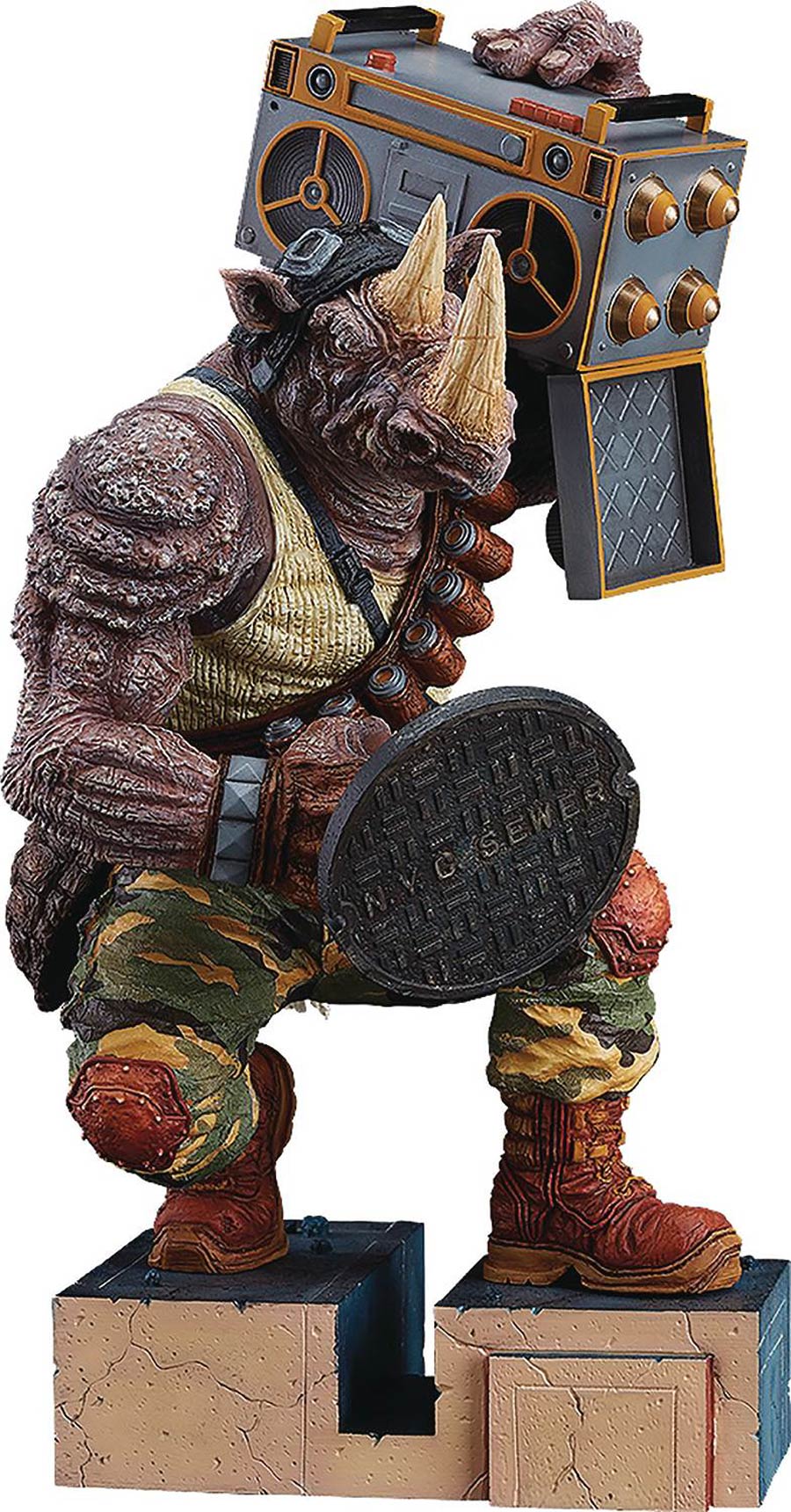 Teenage Mutant Ninja Turtles Rocksteady PVC Figure