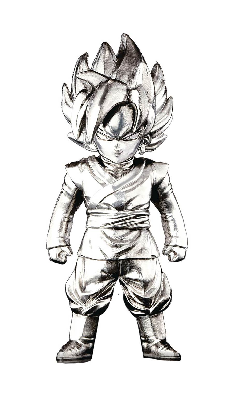 Absolute Chogokin DZ-14 Dragon Ball Super - Super Saiyan Rose Gokou-Black Die-Cast Mini-Figure
