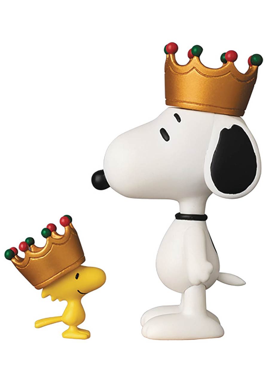 Peanuts Ultra Detail Figure Series 6 - King Snoopy & Woodstock