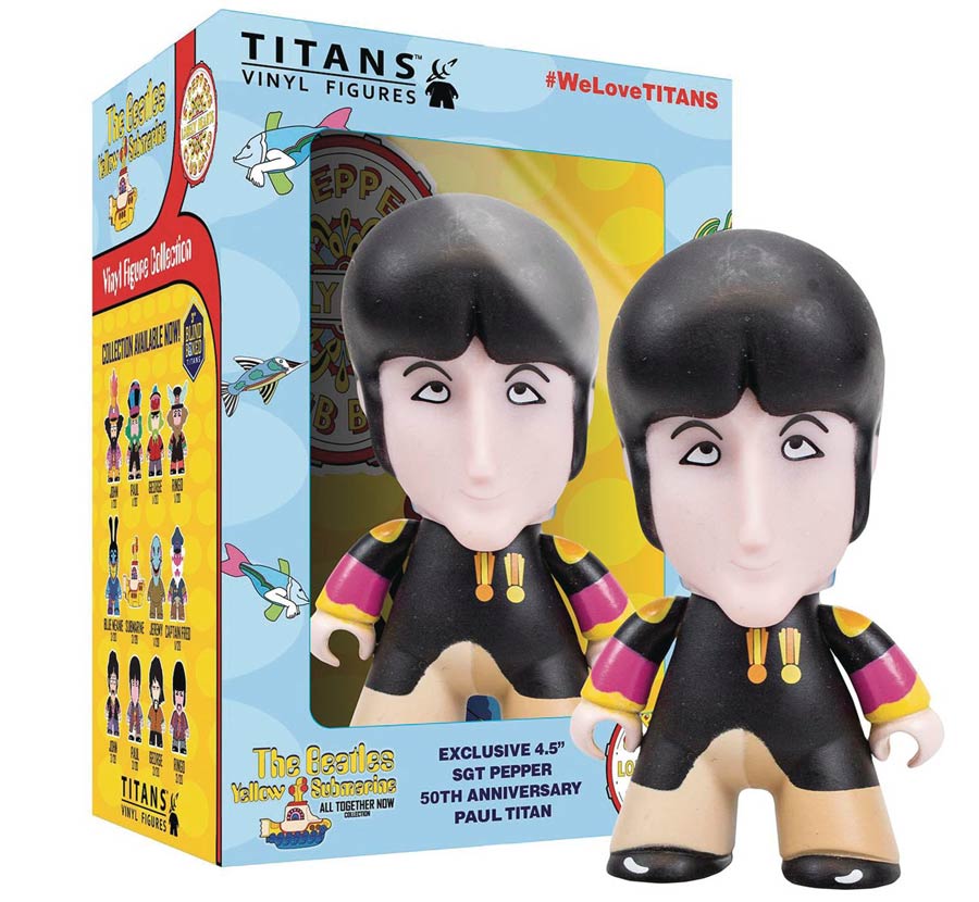 Beatles Titans Sgt Pepper Disguise Paul McCartney 4.5-Inch Vinyl Figure