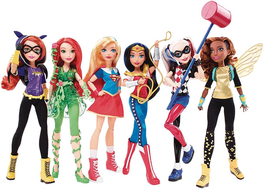 DC Super Hero Girls Core Character Doll Refreshed Assortment Case