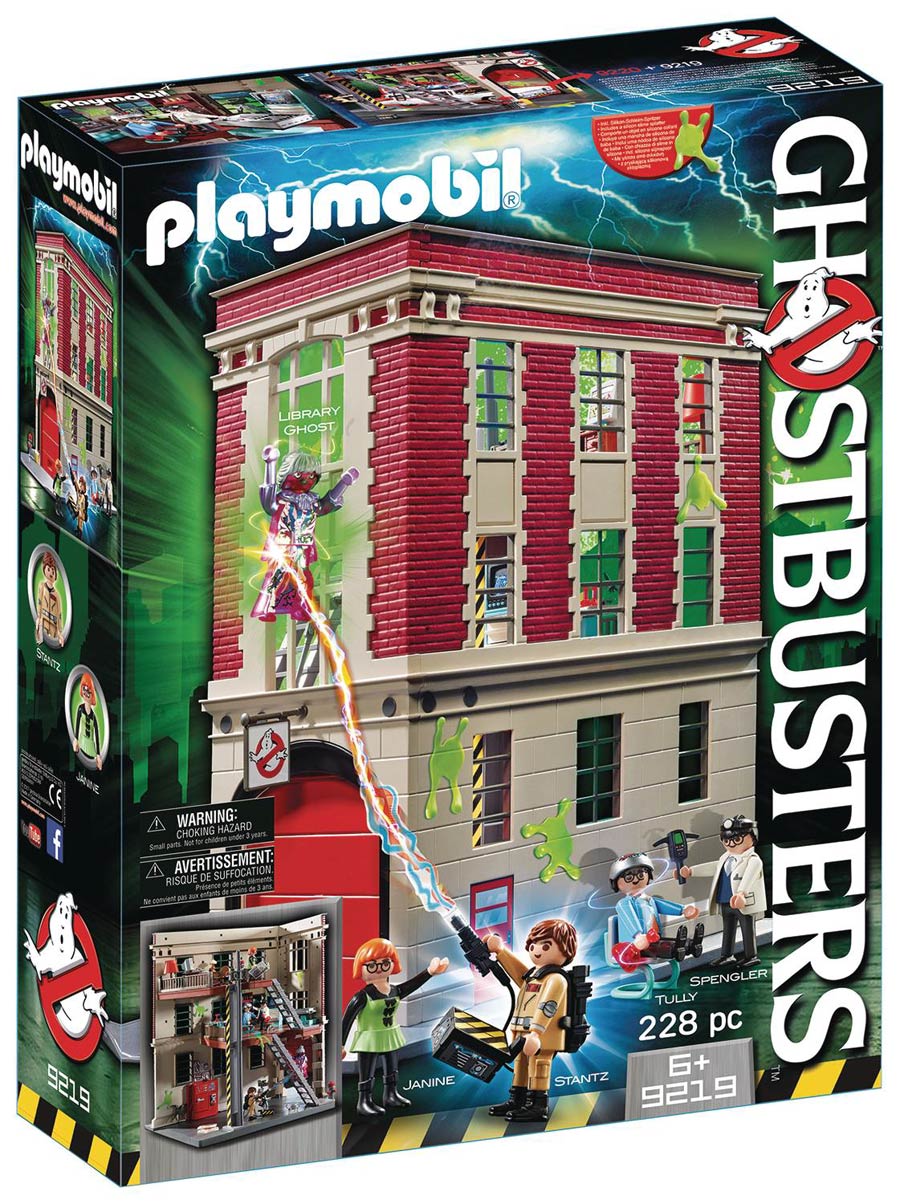 Playmobil Ghostbusters Firehouse Play-Set